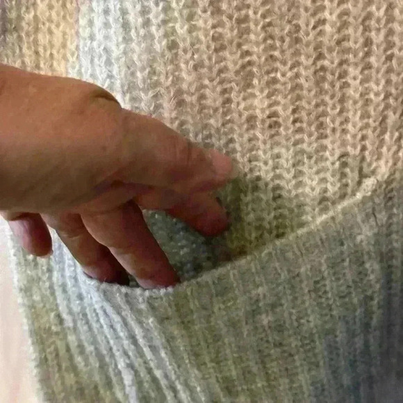 NWT Baciano Grey Women’s Open Kimono Jacket. Size M. Poly/wool Blend. 36” To Hem - Picture 3 of 9